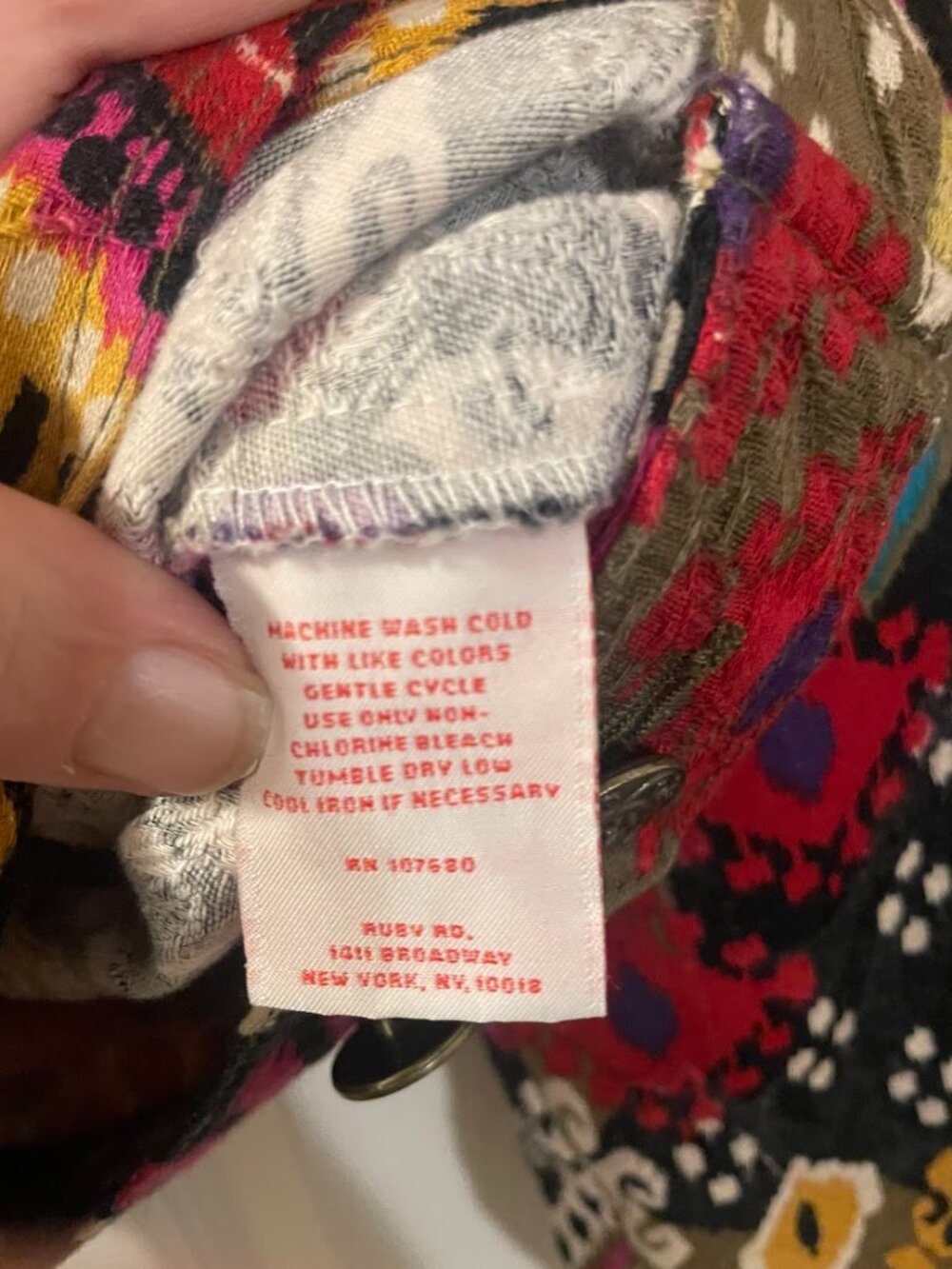 Ruby Rd Bright Colored Button Up Jacket - Picture 6 of 7